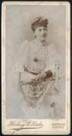 Cca 1880 Domahidai Domahidy Ida (1864-1911) Fotója, Domahidai Domahidy Ferenc (1824-1902), Szatmár Vármegye Főispánjának - Autres & Non Classés
