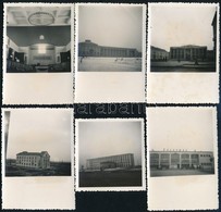 1955 Sztálinváros (Dunaújváros), Városképek, 12 Db Fotó, 6×6 és 6×9 Cm - Autres & Non Classés