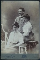 1906 Kassa, Skalnik és Fia Fényképészeti Műtermében Készült Vintage Fotó, évszám A Hidegpecsétben Feltüntetve, 16,3x10,8 - Autres & Non Classés