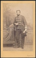 Cca 1867 Pécs, Bayer H. Fényképészeti Műtermében Készült Vintage Fotó, Vizitkártya Méretben, 10,3x6,4 Cm - Autres & Non Classés