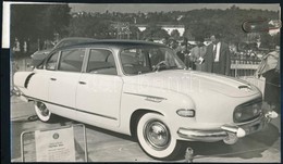 Cca 1960 Tátra 603 Személygépkocsi, Bp., Herendi Viktor, A Hátoldalán Pecséttel Jelzett, 10x17 Cm - Autres & Non Classés