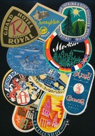 15 Db Bőröndcímke és Matrica (Hotel Aranybika, Grand Hotel Royal Budapest , Jugoszláv és Más Külföldi Címkék ) - Advertising
