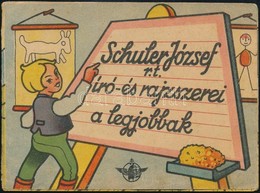 Schuler József Rt. Rajzszereit Reklámozó Színező Füzet, Használt, 12p - Advertising