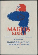 Martos Szűcs Budapest Rákóczi út 50. Reklámja - Advertising
