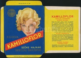 Cca 1940 Kamilloflor Sampon Hajtatlan Doboza. 24x16 Cm - Advertising