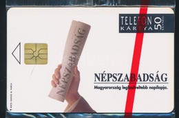 1992 Használatlan, Sorszámozott Népszabadság Telefonkártya, Bontatlan Csomagolásban - Sin Clasificación