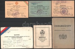 1939-1944 Fényképes Zsoldkönyv Karpaszományos Szakaszvezető Részére, M. Kir. 2. Honvéd Szaklégvédelmi Jelző üteg Parancs - Autres & Non Classés