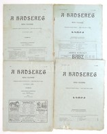 1909-1913 A Hadsereg C. Képes Katonai Folyóirat 8 Db Szórványszáma. Kiadja Hehs Vilmos, Arad. - Autres & Non Classés