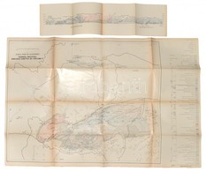 Cca 1960 A Mecsek és Villányi Hegység Földtani Térképe. Szerk.: Dr. Wein György, 65x95 Cm +Villányi- Hegység és Mecsek H - Otros & Sin Clasificación