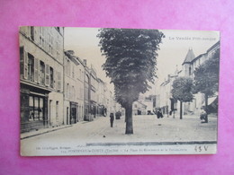 CPA 85 FONTENAY LE COMTE PLACE DU COMMERCE ET LA POISSONNERIE - Fontenay Le Comte