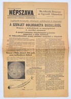 1959.IX.15 Népszava - űrhajózás: Szovjet Holdrakéta Diadaláról A Címlapon és Más érdekes írásokkal - Non Classés