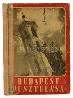 Löbl Dezső: Budapest Pusztulása. Bp., 1946, Officina. Fekete-fehér Fotókkal A Szétlőtt Budapestről. Javított Félvászon K - Non Classés