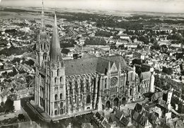 CHARTRES LA CATHEDRALE VUE AERIENNE - Chartres