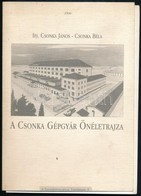 Csonka Béla Csonka János: A Csonka Gépgyár önéletrajza. Szentimrevárosi Egyesület, 1996. Kiadói Papírkötés - Non Classés