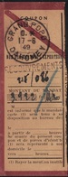 DAHOMEY - GRAND-POPO - LE 17-6-1949 - COUPON DE MANDAT. - Cartas & Documentos