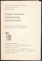 1972 Szántó Piroska Grafikai Kiállításának Meghívója. Bp., Helikon Galéria. A Művész, Szántó Piroska (1913-1998) által A - Ohne Zuordnung