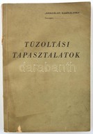 Tűzoltási Tapasztalatok IX. Bp. 1965. BM. Orsz. Tűzrendészeti Parancsnoksága. 341p. Papírkötésben - Sin Clasificación