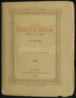 Porzsolt Kálmán: Szerencsétlen Furulyások. Elbeszélések. Bp., 1884., Grimm Gusztáv, 186+2 P. Első Kiadás. Kiadói Papírkö - Non Classés