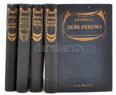 Eötvös Károly Munkái 4 Kötet. BP., 1906. Révai. Aranyozott Egészvászon Sorozatkötésben. - Ohne Zuordnung