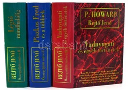 3 Db Rejtő Jenő (P. Howard) Könyv, összegyűjtött Regények és Elbeszélések Három Kötetben: Piszkos Fred és A Többiek. Rej - Non Classés