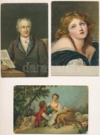 ** 7 Db RÉGI Stengel Litho Művész Képeslap / 7 Pre-1945 Stengel Litho Art Postcards - Ohne Zuordnung