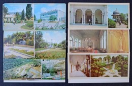 ** 8 Db MODERN Nagy Alakú Szovjet Képeslapfüzet / 8 Modern Big Sized Soviet Postcard Booklets - Sin Clasificación