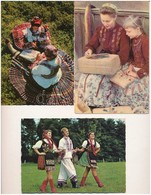 **, * 50 Db MODERN Motívum Képeslap: Népviselet / 50 Modern Motive Postcards: Folklore - Ohne Zuordnung