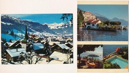 **, * 30 Db MODERN Svájci Képeslap / 30 Modern Swiss Postcards - Non Classés