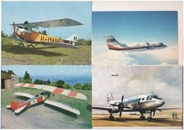 **, * 12 Db MODERN Motívum Képeslap: Repülők / 12 Modern Motive Postcards: Aircrafts - Sin Clasificación