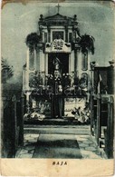 T3 1927 Baja, Evangélikus Templom Oltára A Szerb Megszállás Alól Való Felszabadulás Alkalmából Tartott örömünnepen, Pap  - Non Classés