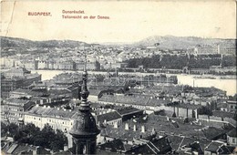 T2/T3 1917 Budapest, Duna Részlet, Látkép Pestről (EK) - Non Classés