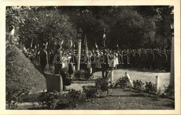 ** T1 1940 Bethlen, Beclean; Bevonulás, Országzászló / Entry Of The Hungarian Troops, Hungarian Country Flag. Photo - Ohne Zuordnung