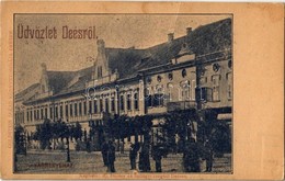 T2/T3 1905 Dés, Dej; Vármegyeház. Goldstein Jakab Kiadása / County Hall (fa) - Non Classés