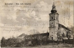 T2 1915 Székelyhíd, Sacueni; Római Katolikus Templom. Brünner Adolf 6444. / Church - Non Classés