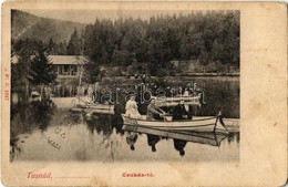 T2/T3 1902 Tusnád, Csukás Tó, "Bálint" és "Neptun" Csónakok. W.G. 1247. / Lake / Lacul Ciucas (EB) - Non Classés