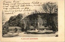 T3 1906 Jászó, Jászóvár, Jasov; Park / Park (fa) - Non Classés