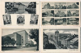 Kassa, Kosice - 4 Db Régi Képeslap / 4 Pre-1945 Postcards - Non Classés