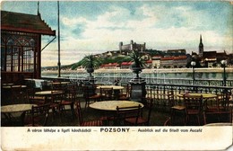 ** T3 Pozsony, Pressburg, Bratislava;város Látképe A Ligeti Kávéházból / View From The Cafe Terrace (EM) - Unclassified