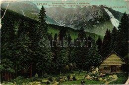 T3 Tátra, Vysoké Tatry; Fehérvíz-völgy, Vadászház és Kress Kút. Feitzinger Ede No. 921. 1905. / Weisswassertal, Jagdhütt - Non Classés