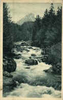 * T2 1923 Tátra, Magas Tátra, Vysoké Tatry; Studená Voda A Prostrední Hreben / Hegyi Folyó / Mountain River - Non Classés