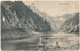 T4 1907 Tátra, Tatry; Czerwona Skalka / Tutajozás / Cervená Skalka / Rafting, Mountains (ázott / Wet Damage) - Non Classés