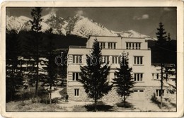 * T2/T3 Tátralomnic, Tatranská Lomnica (Magas-Tátra, Vysoké Tatry); Pension Hubertos / Szálloda Télen / Hotel, Winter. F - Non Classés