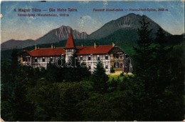 T2/T3 1918 Tátraszéplak, Tatranska Polianka, Westerheim (Magas-Tátra, Vysoké Tatry); Tivoli Villa, Ferenc József-csúcs / - Non Classés