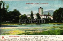 T2/T3 1904 Zsolna, Sillein, Zilina; Budatin Vár A Vágnál, Kastély. Kiadja Feitzinger Ede 626. A.J. 1904/14. / Budatín Ca - Non Classés