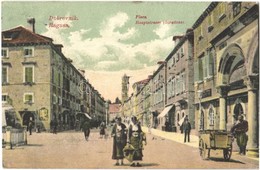 T2 1906 Dubrovnik, Ragusa; Fő Utca / Hauptstrasse / Main Street - Non Classés