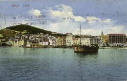 * T2 1944 Split, Luka / Harbour, Ship - Non Classés