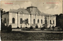 * T4 1911 Törökkanizsa, Nova Kanjiza, Novi Knezevac; Gróf Maldeghem Kastély. Schwartz Antal Kiadása / Castle (b) - Sin Clasificación