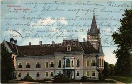 T2 1916 Csáktornya, Cakovec; Zalaújváry Kastély. Fischel Fülöp (Strausz Sándor) Kiadása / Castle - Ohne Zuordnung
