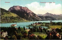 * T1 1911 Gmunden, Traunstein U. Schloss Ort / Mountain, Castle, Lake - Ohne Zuordnung