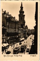 ** T1 1934 Graz, Gasse, Kirche / Street View, Church, Trams. L. Strohschneider - Non Classés